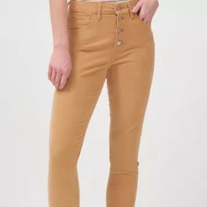 721 CORDUROY HIGH RISE BUTTON FRONT SKINNY WOMEN'S PANTS in size 32.